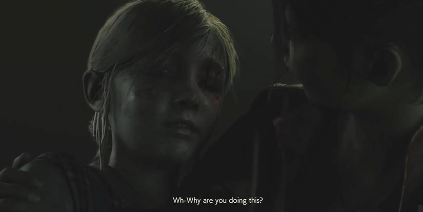 Resident Evil 2 Remake Sherry Birkin Questioning Why Claire Helps Her