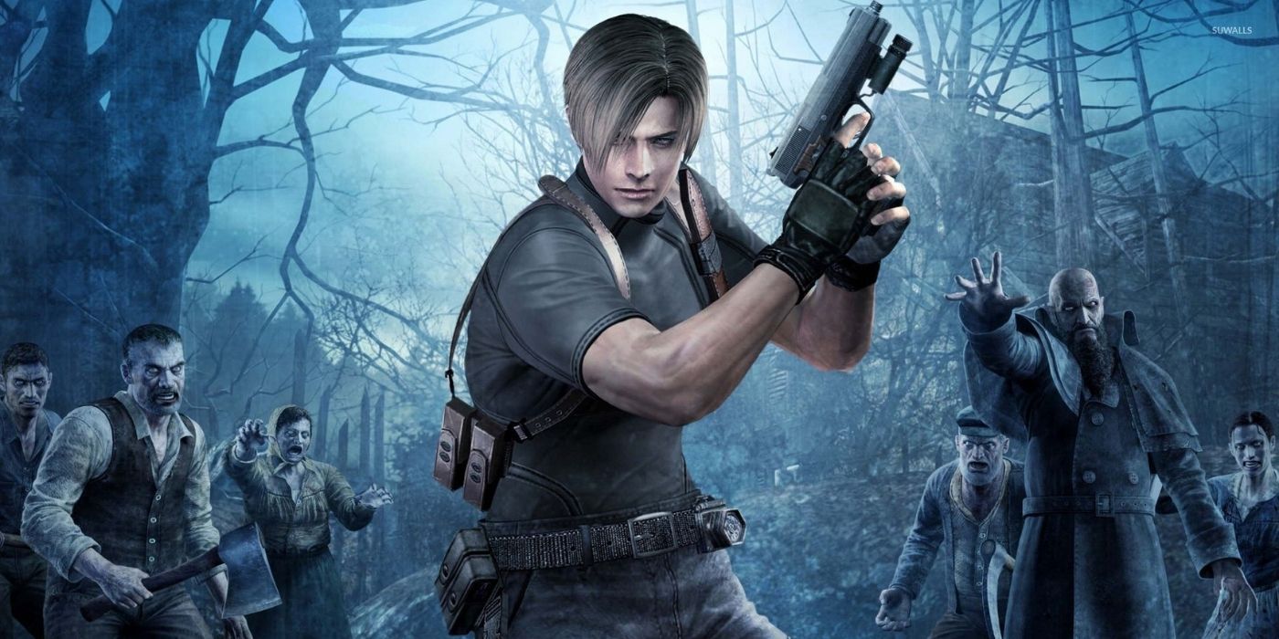 promotional image of Leon in Resident Evil 4