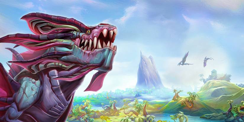 A few dinosaurs on Anachronia from Runescape 3