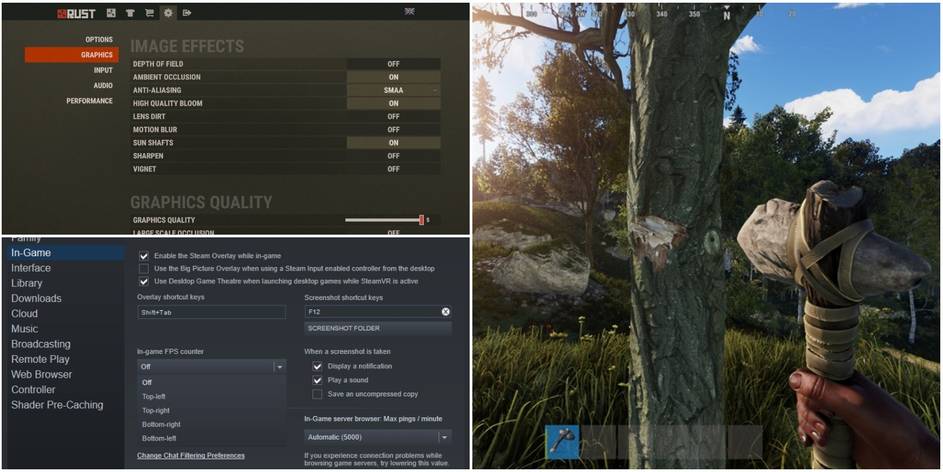 Rust How To Show Fps