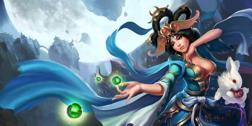 SMITE Chang'e Splash Art