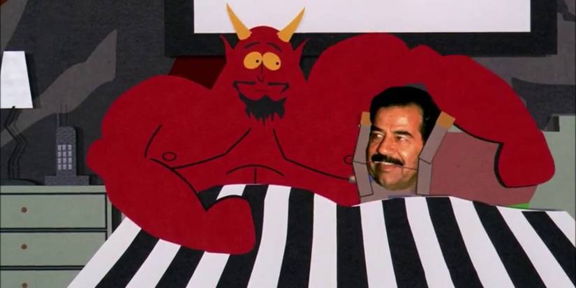 Saddam Hussein & Satan From South Park Written Killed Off Retired Characters