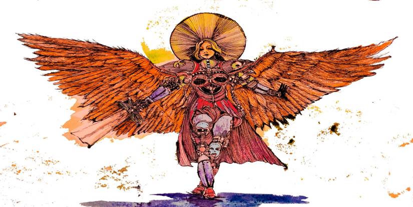 Saint Celestine Warhammer 40k Fiery Appearance