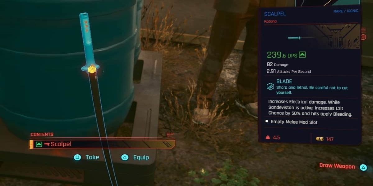 Cyberpunk 2077 Every Iconic Melee Weapon In The Game