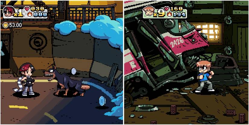 Scott Pilgrim gameplay screenshots