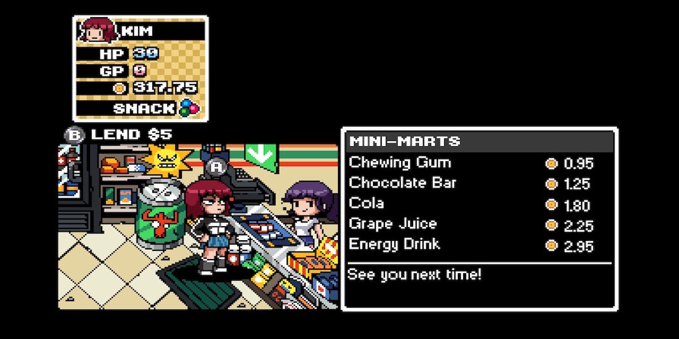 Scott Pilgrim gameplay screenshots