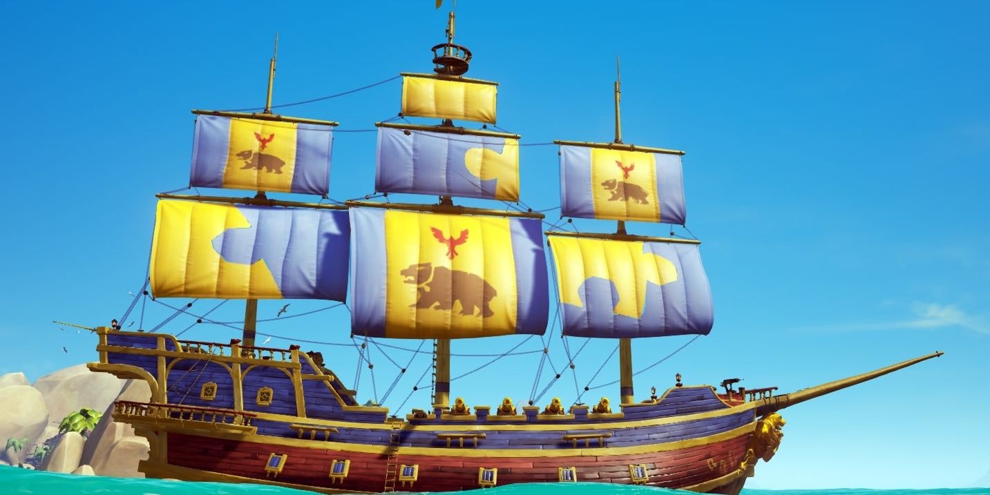 Bear and Bird Ship in Sea of Thieves