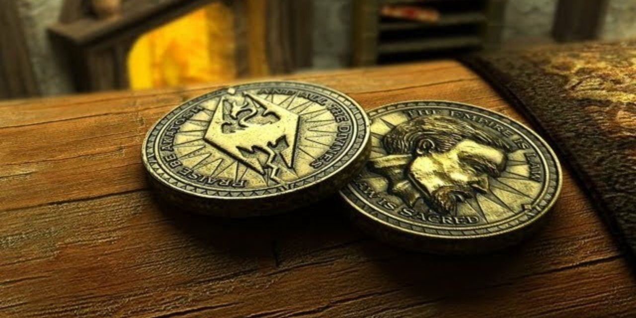 Gold Septims From The Elder Scrolls V Skyrim