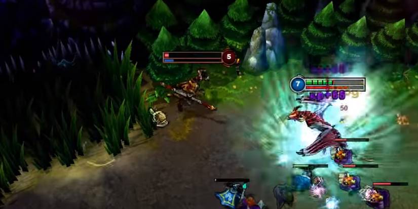 Shyvana fighting various enemies - League of Legends Shyvana Guide