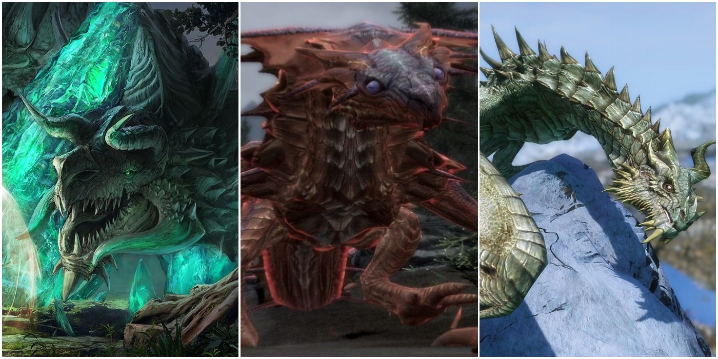Skyrim Dragons Kaalgrontiid, Naaslaarum , and Paarthurnax
