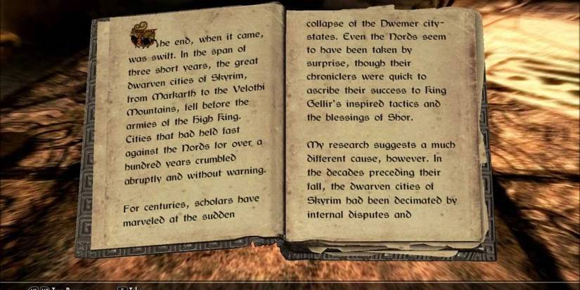 Skyrim The Aetherium Wars book