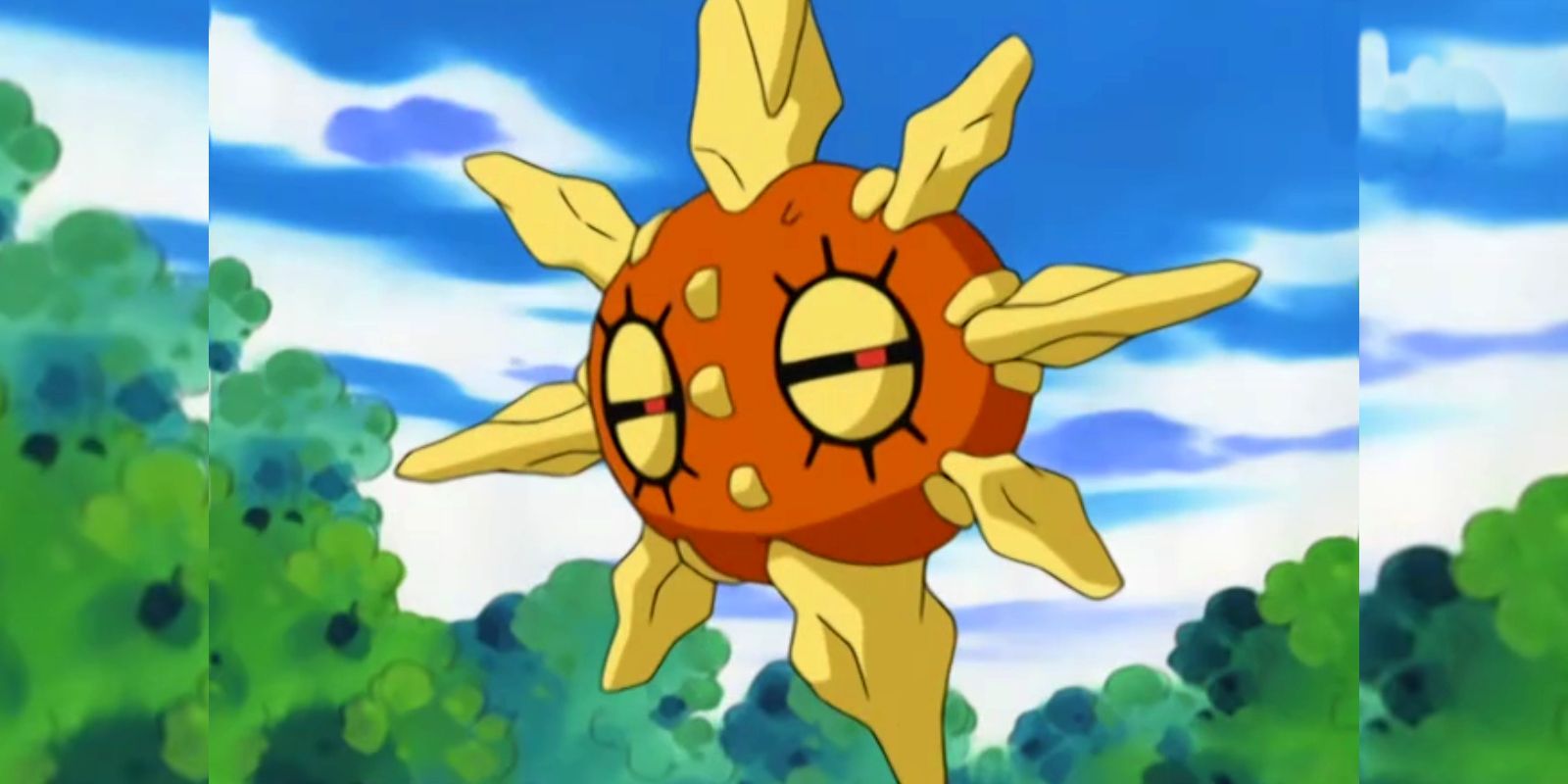 покемон в форме солнца