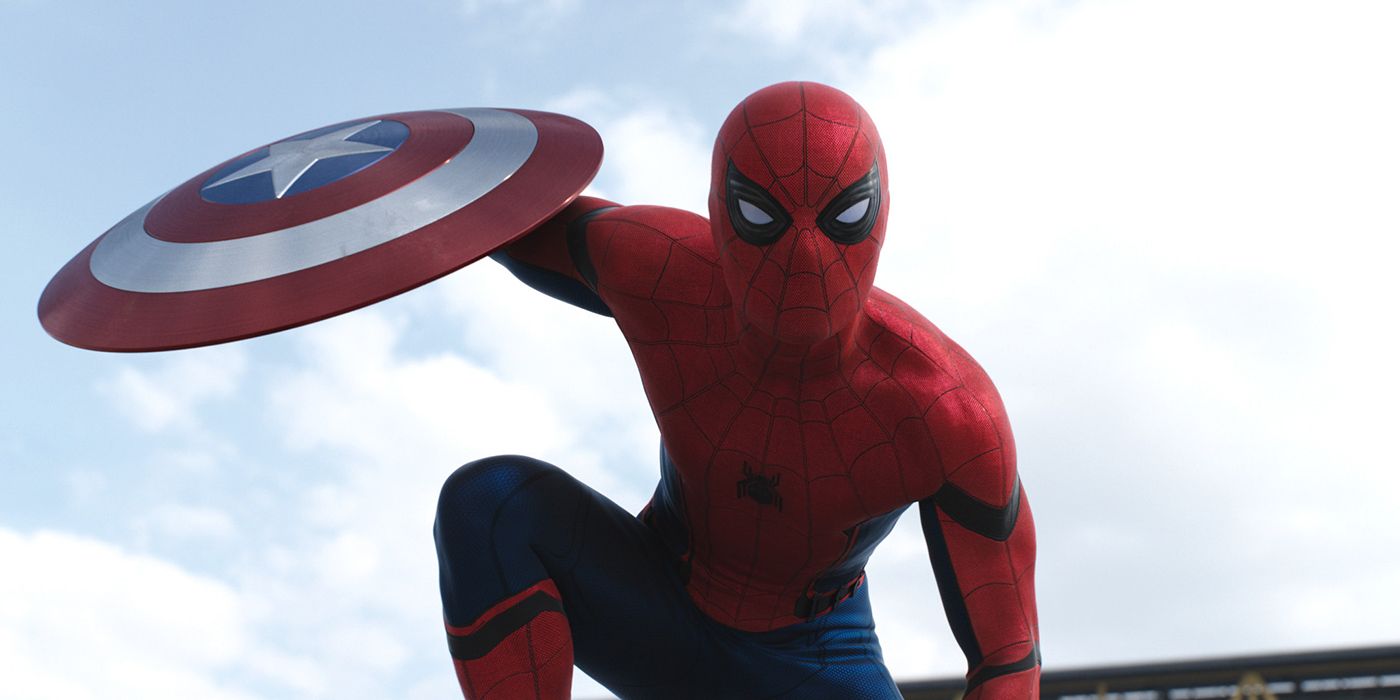 Spider-Man Tom Holland Captain America Civil War firing