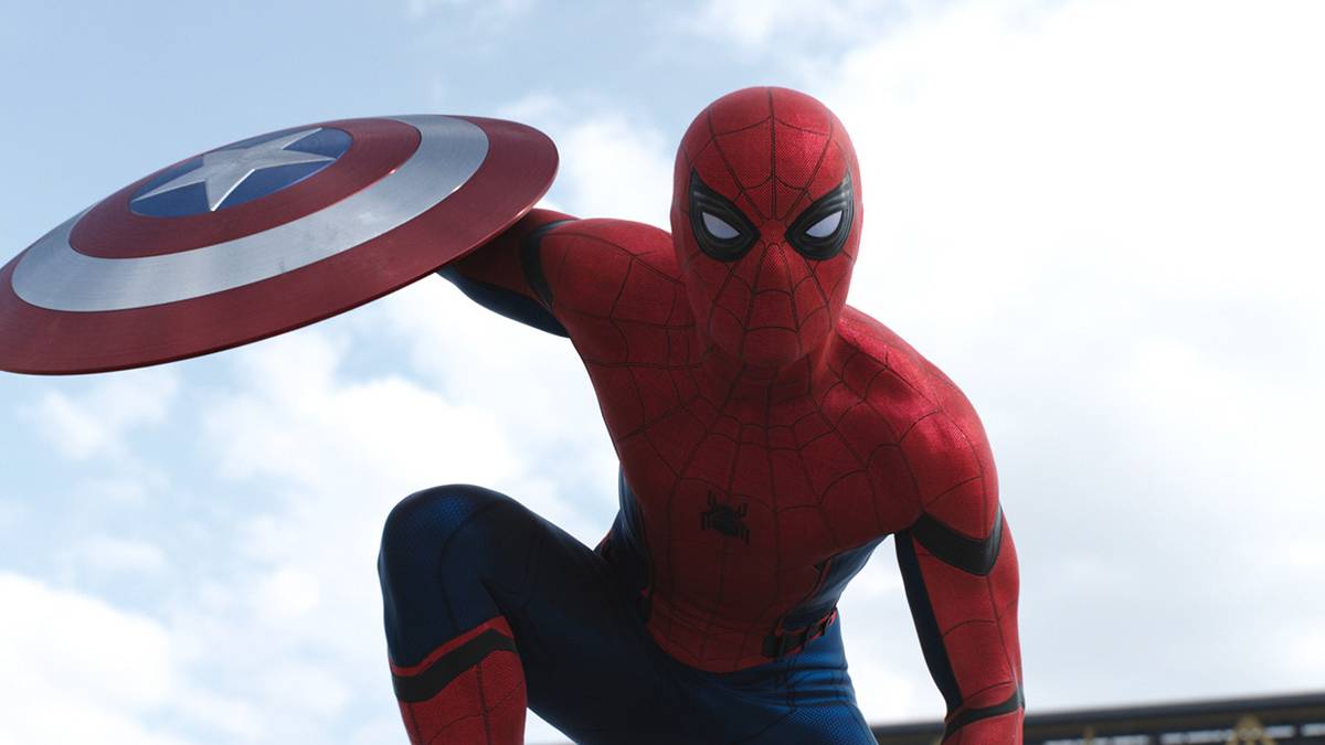 Spider-Man Tom Holland Captain America Civil War firing