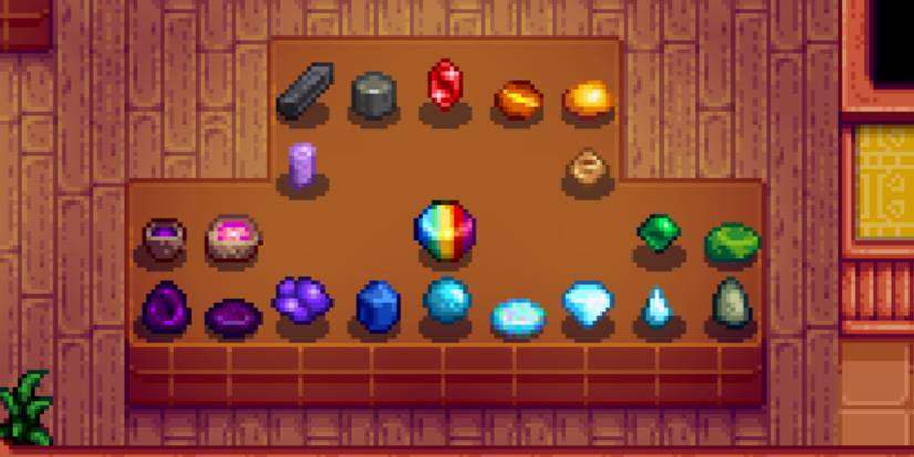 Gemstones in the Stardew Valley museum