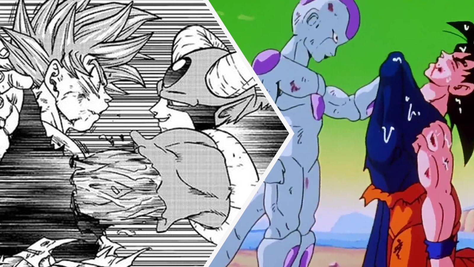 Super Saiyan Blue goku vs Moro and Frieza