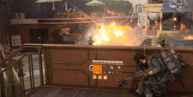 Survivalist using a grenade from cover - Division 2 Survivalist Skill Tree Guide