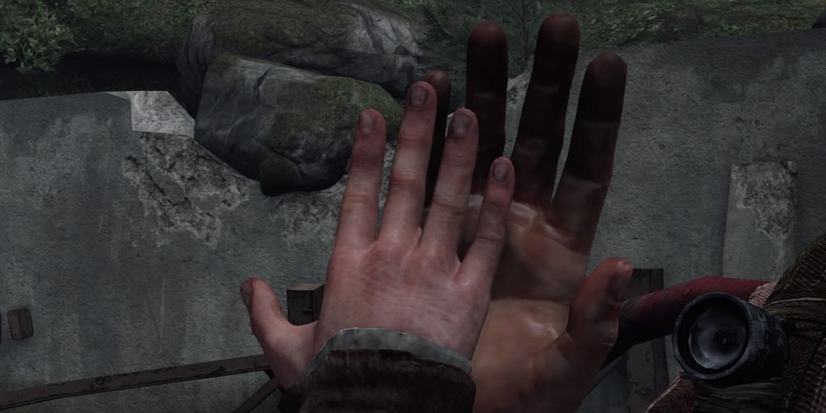 Ellie and Joel High-fiving The Last Of Us