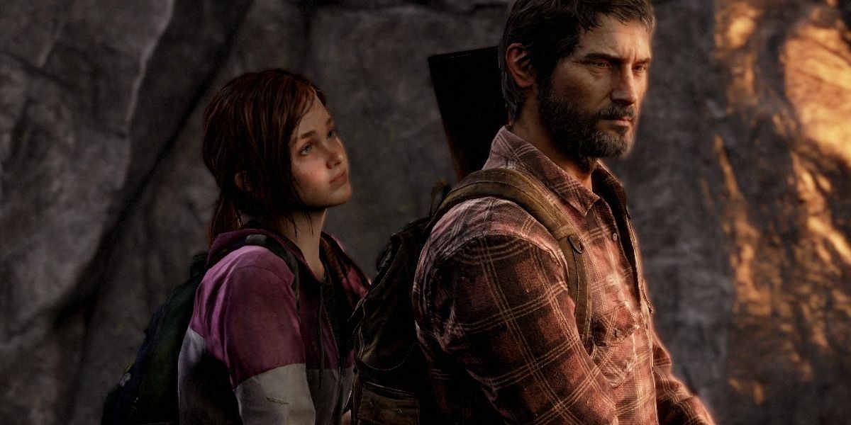 Joel and Ellie riding a horse The Last Of Us