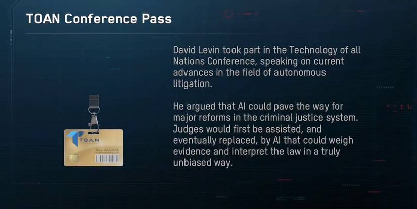 TOAN Conference Pass - Watch Dogs Legion Hidden Items