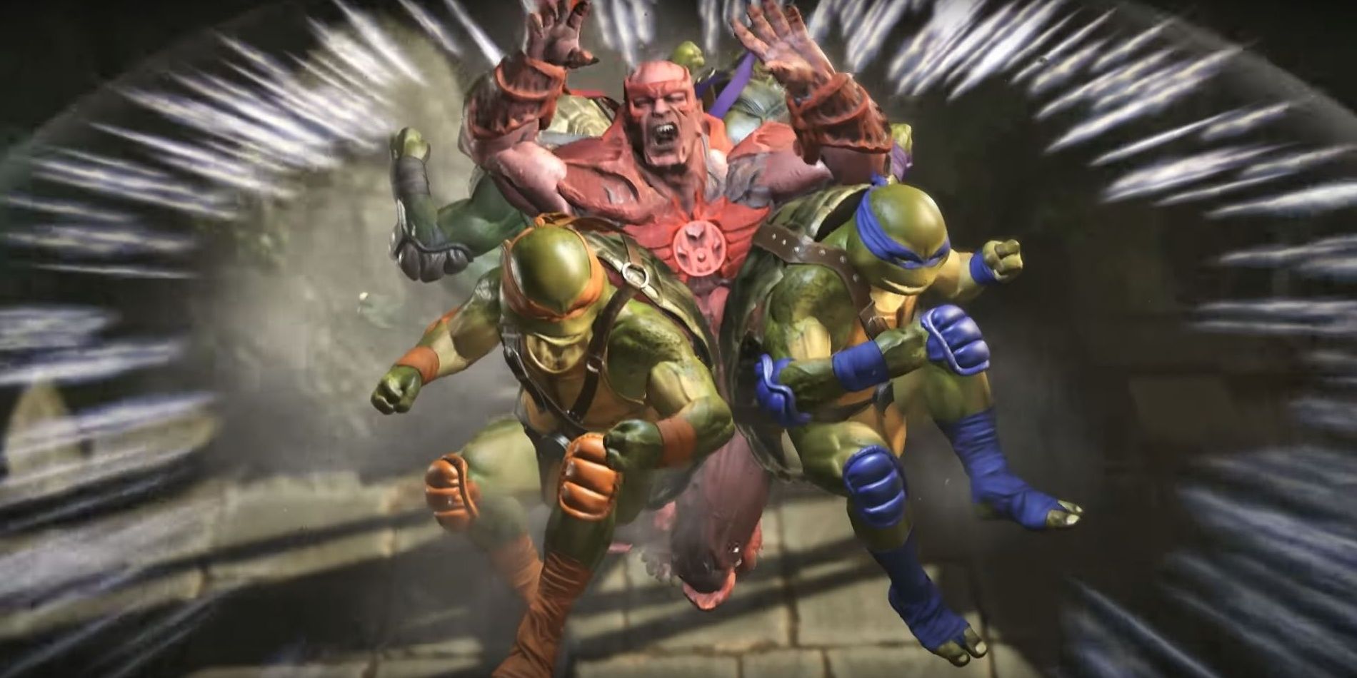 The Turtles crush their opponent in Injustice 2