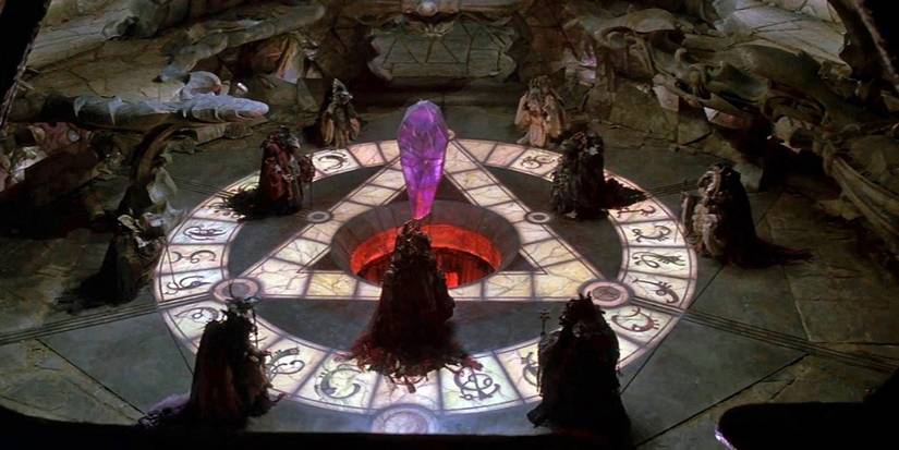 The Dark Crystal mystics and crystal