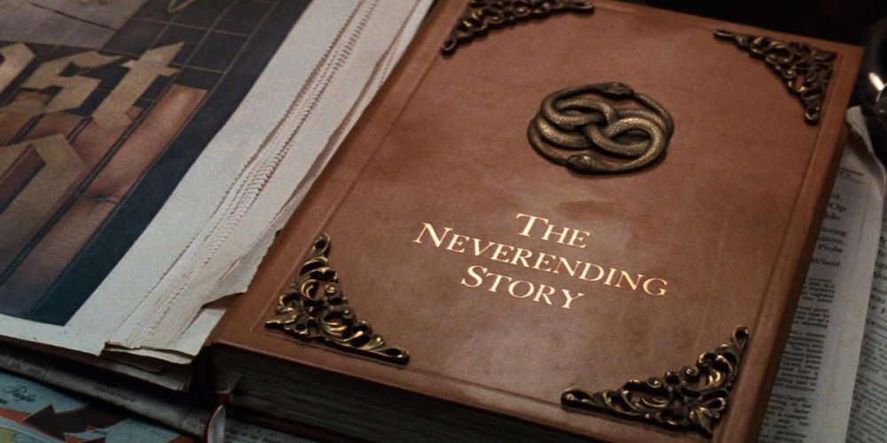 The NeverEnding Story book in film
