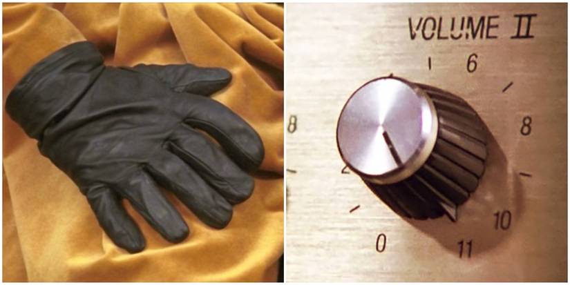 The Princess Bride six fingered hand and Spinal Tap amp up to 11