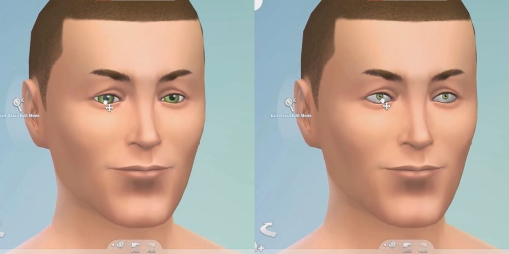 The Sims 4 Iris Size Adjustment Character Creator