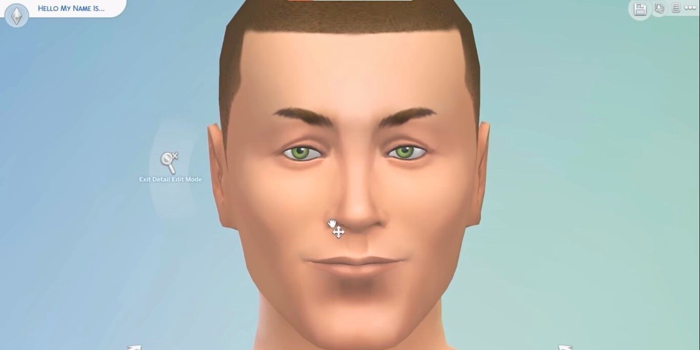 The Sims 4 Nostril Adjustment