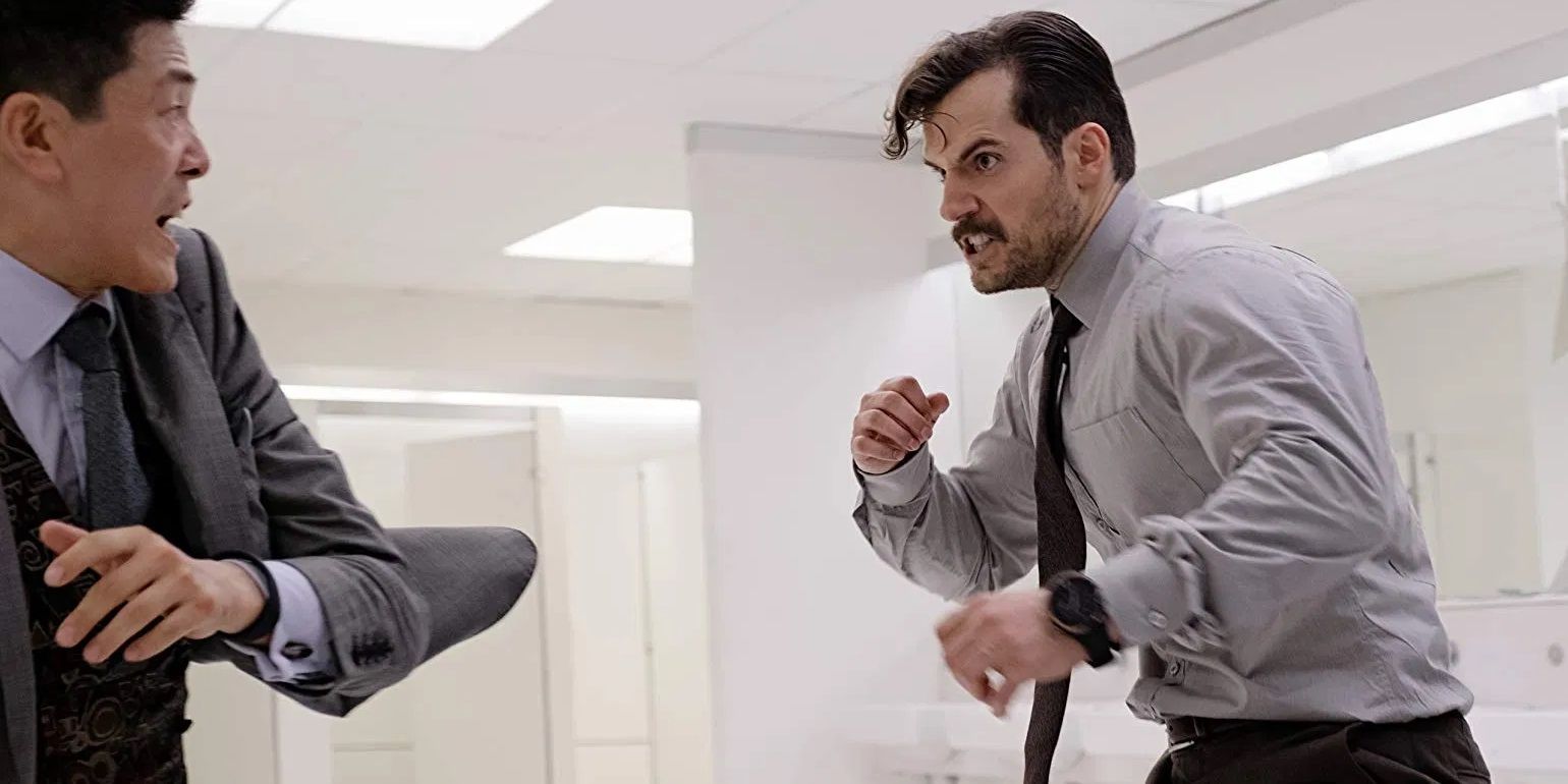 The bathroom fight in Mission Impossible Fallout