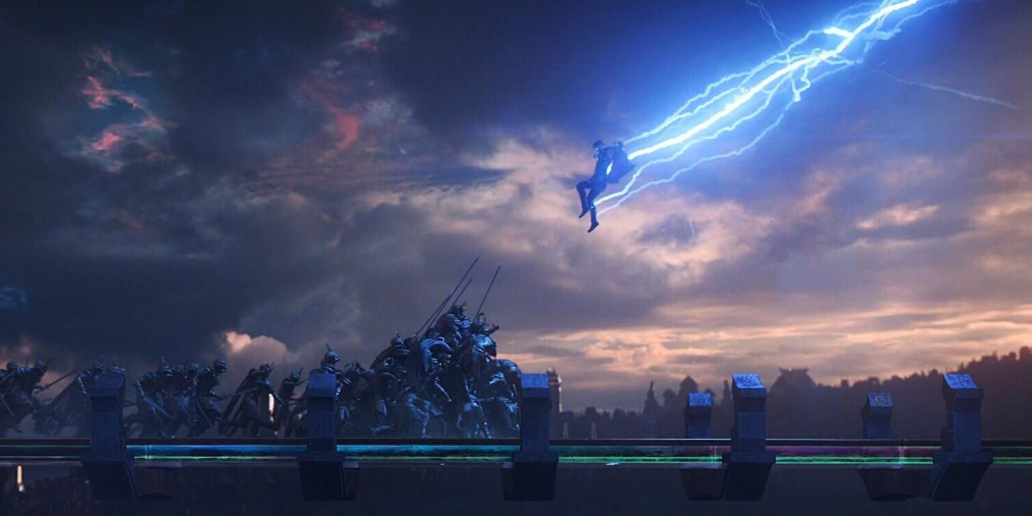 The final battle of Thor Ragnarok