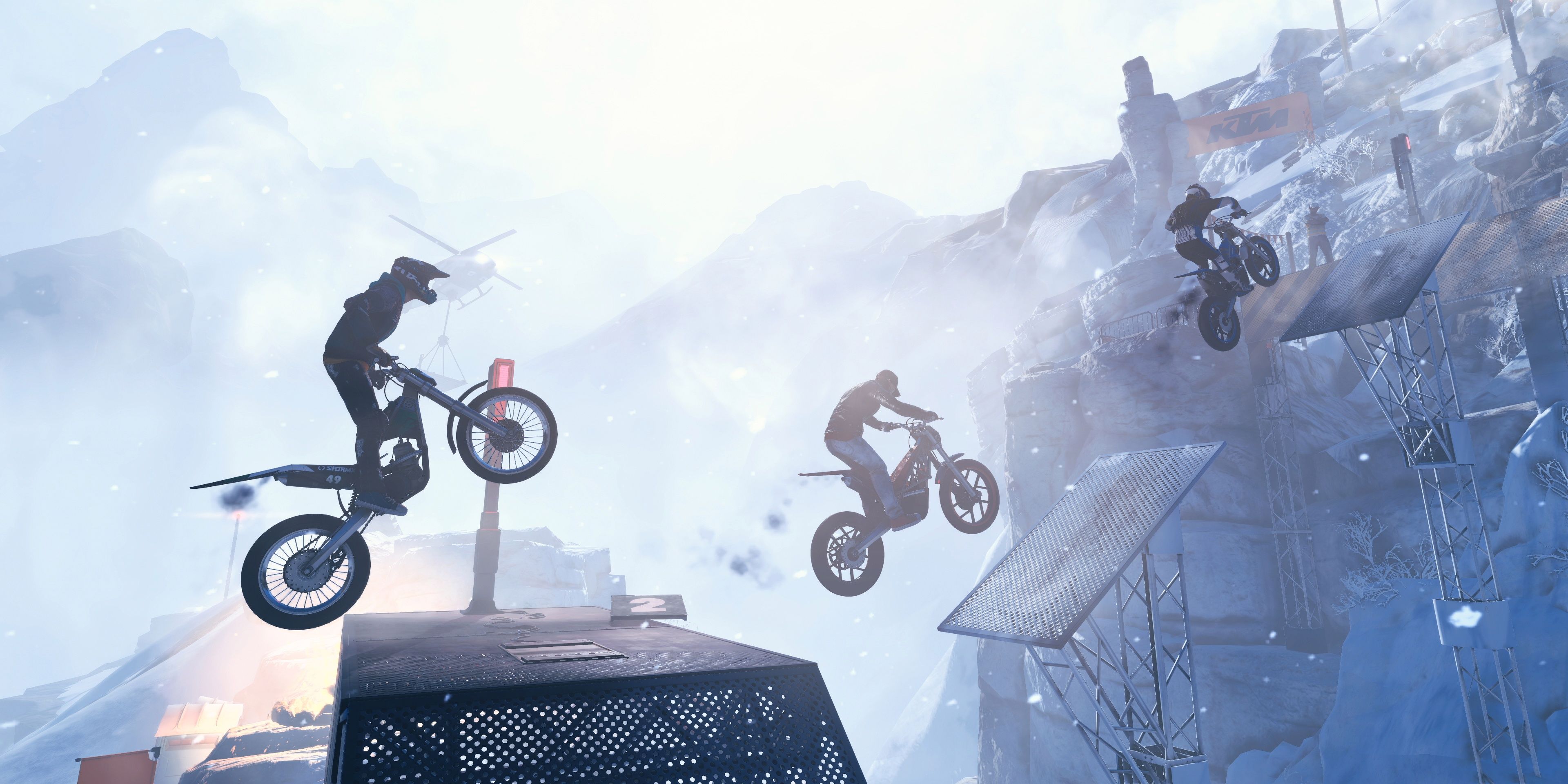 A Mount Everest level in Trials Rising