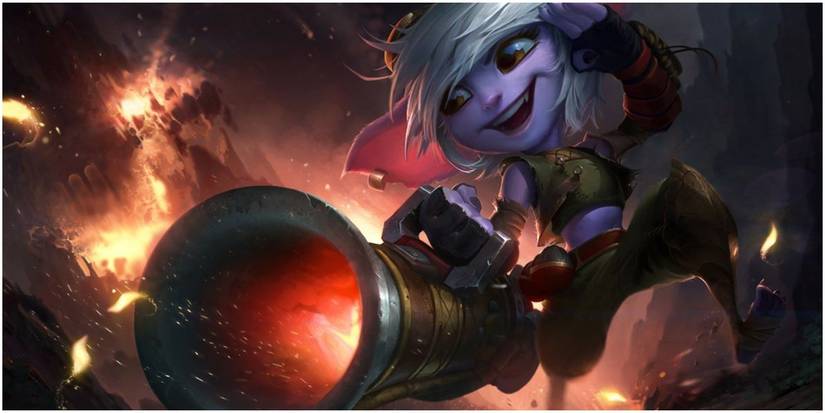 Tristana Using Her Gun