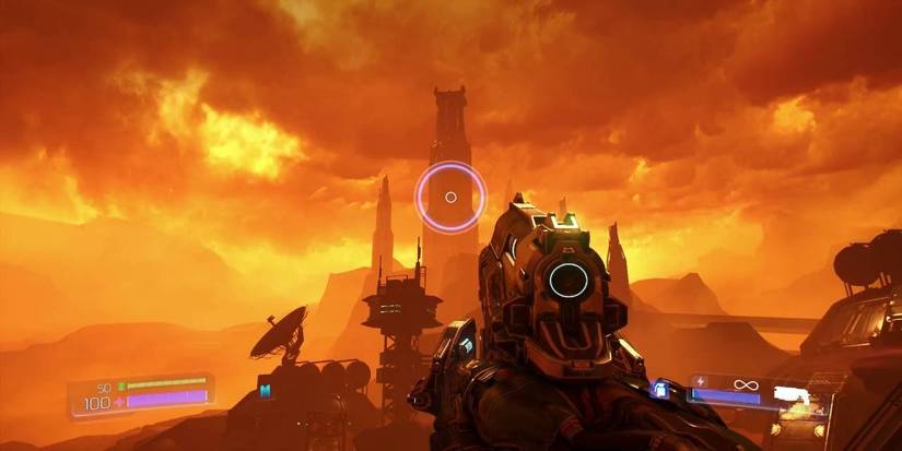 UAC from Doom 2016 skyline