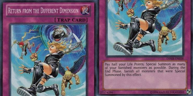 Return from the Different Dimension Trap  Yu-gi-oh!