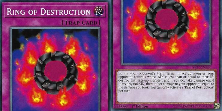 Ring of Destruction Trap Yu-gi-oh!