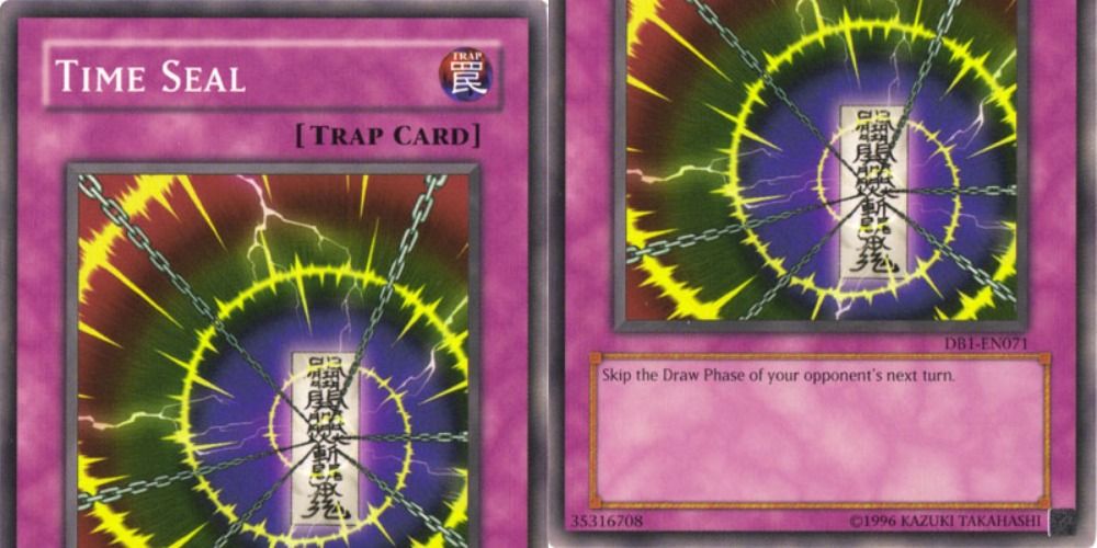 Time Seal Trap card from Yu-gi-oh!