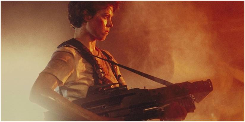 sigourney-weaver as ripley in aliens movie