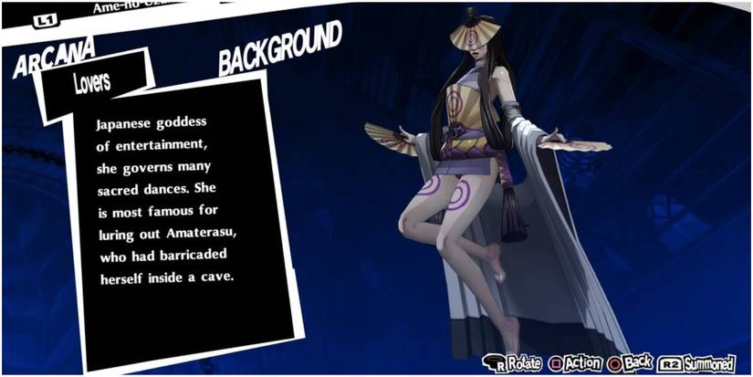 japanese goddess in persona 5 royal