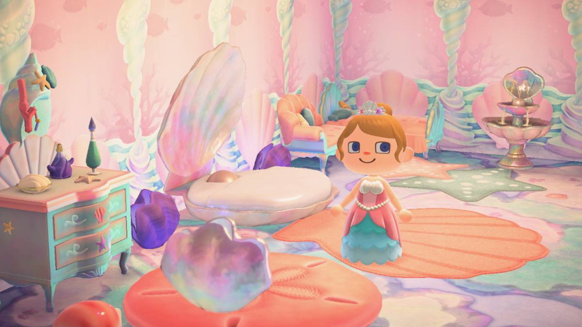 animal crossing new horizons mermaid furniture