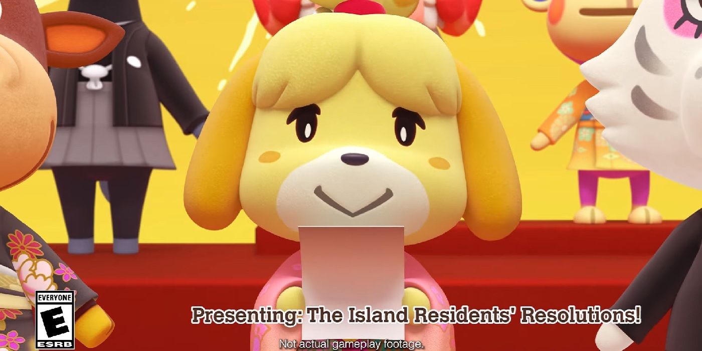 Animal Crossing New Horizons Video is All About New Year's Resolutions