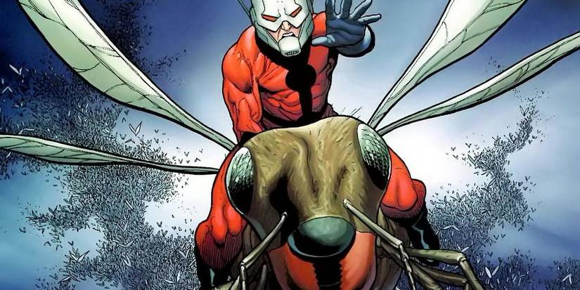 ant man riding ant marvel comics