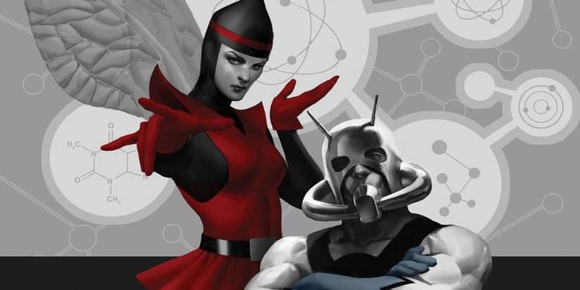 original andt-man and wasp designs marvel comics