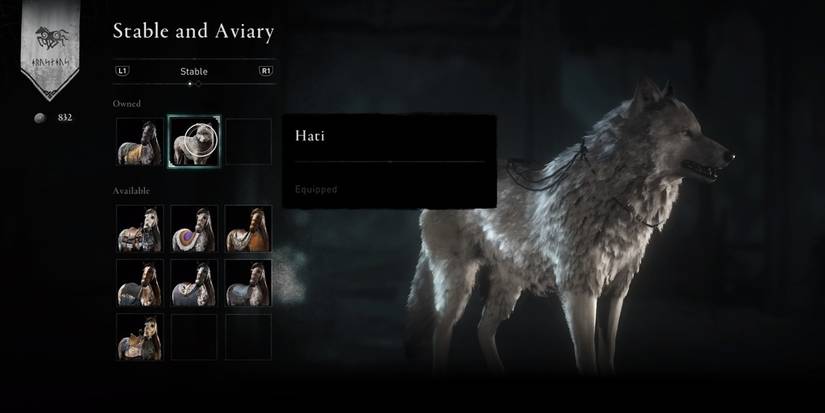 ac valhalla how to get wolf mount