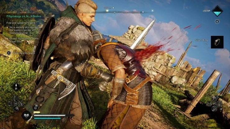 AC Valhalla Stun Attack Finisher