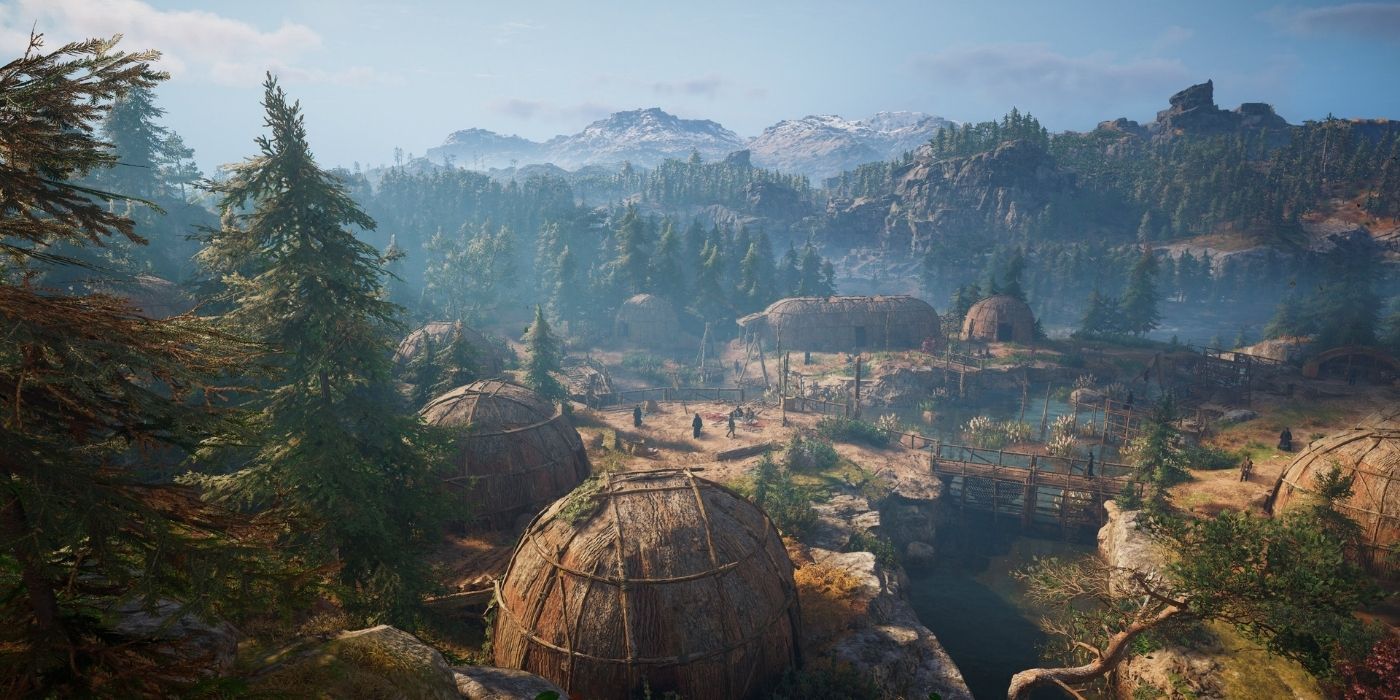 view of vinland in assassins creed valhalla 