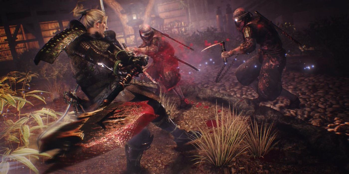 Swinging an axe, Nioh 2