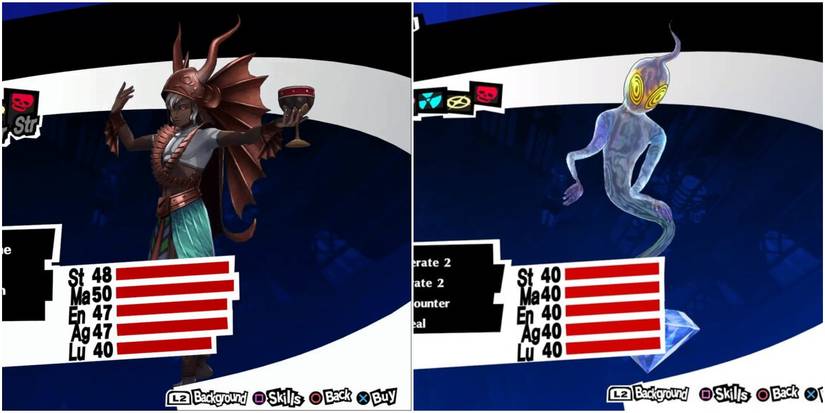 a canaanite god and a treasure demon in persona 5 royal