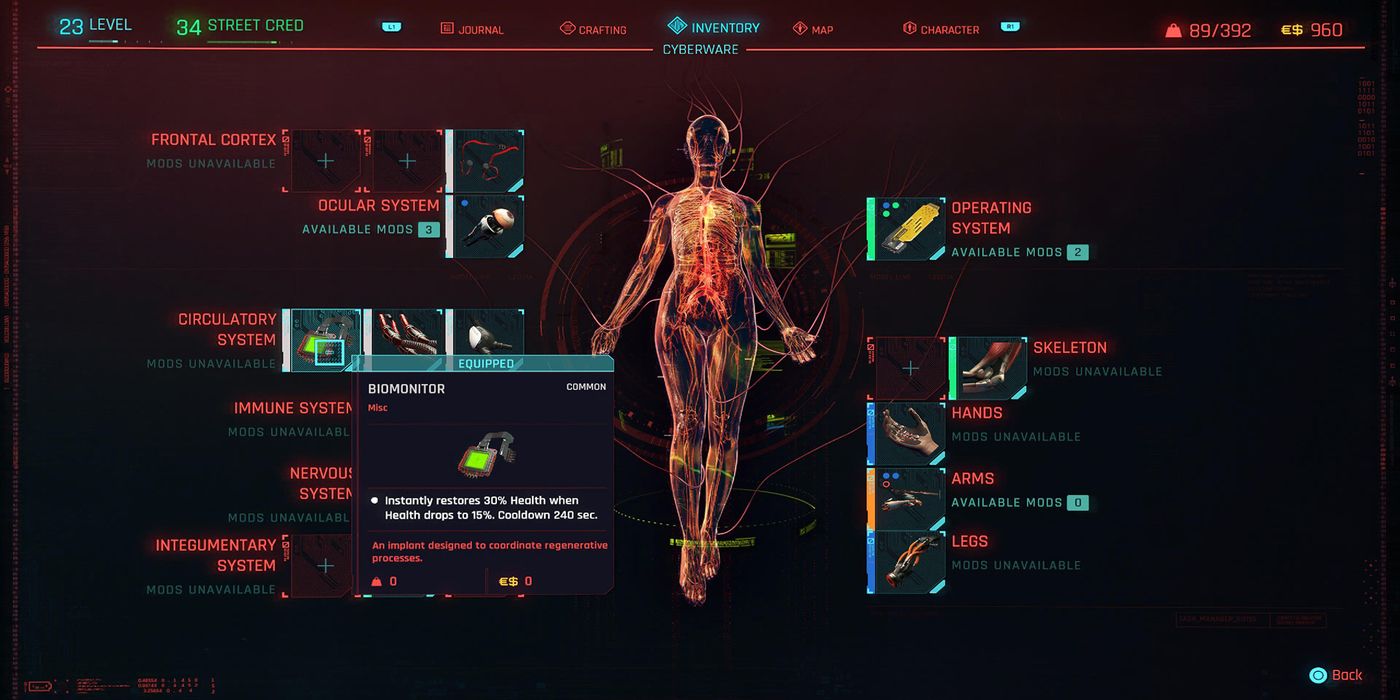 Cyberpunk 2077 15 Best Ripperdoc Upgrades, Ranked